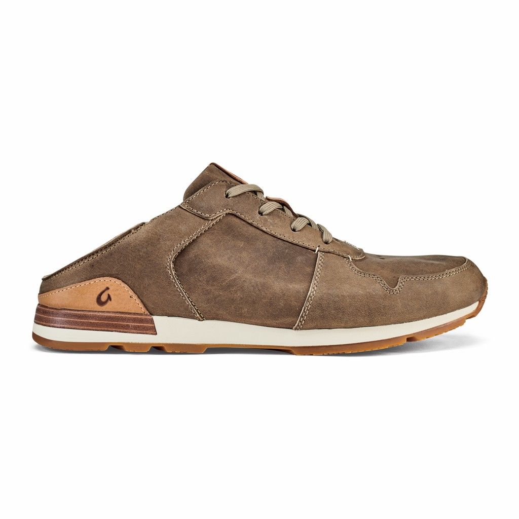 Olukai Men's Huaka I Li Sneaker - Clay US582-016